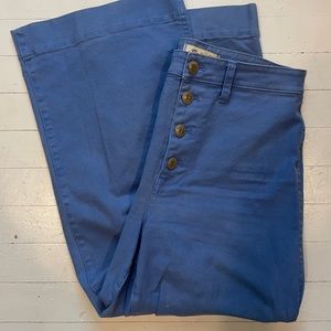 Madewell Emmett wide leg crop pants 28
